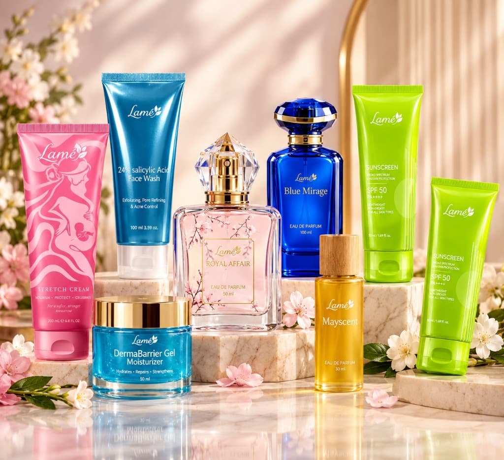 Curated premium cosmetics, skincare, and personal care products portfolio